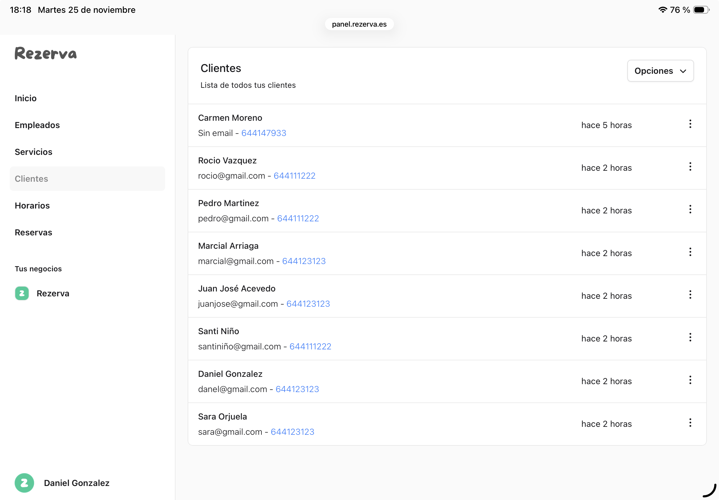 Software para gestionar bolos y música en vivo